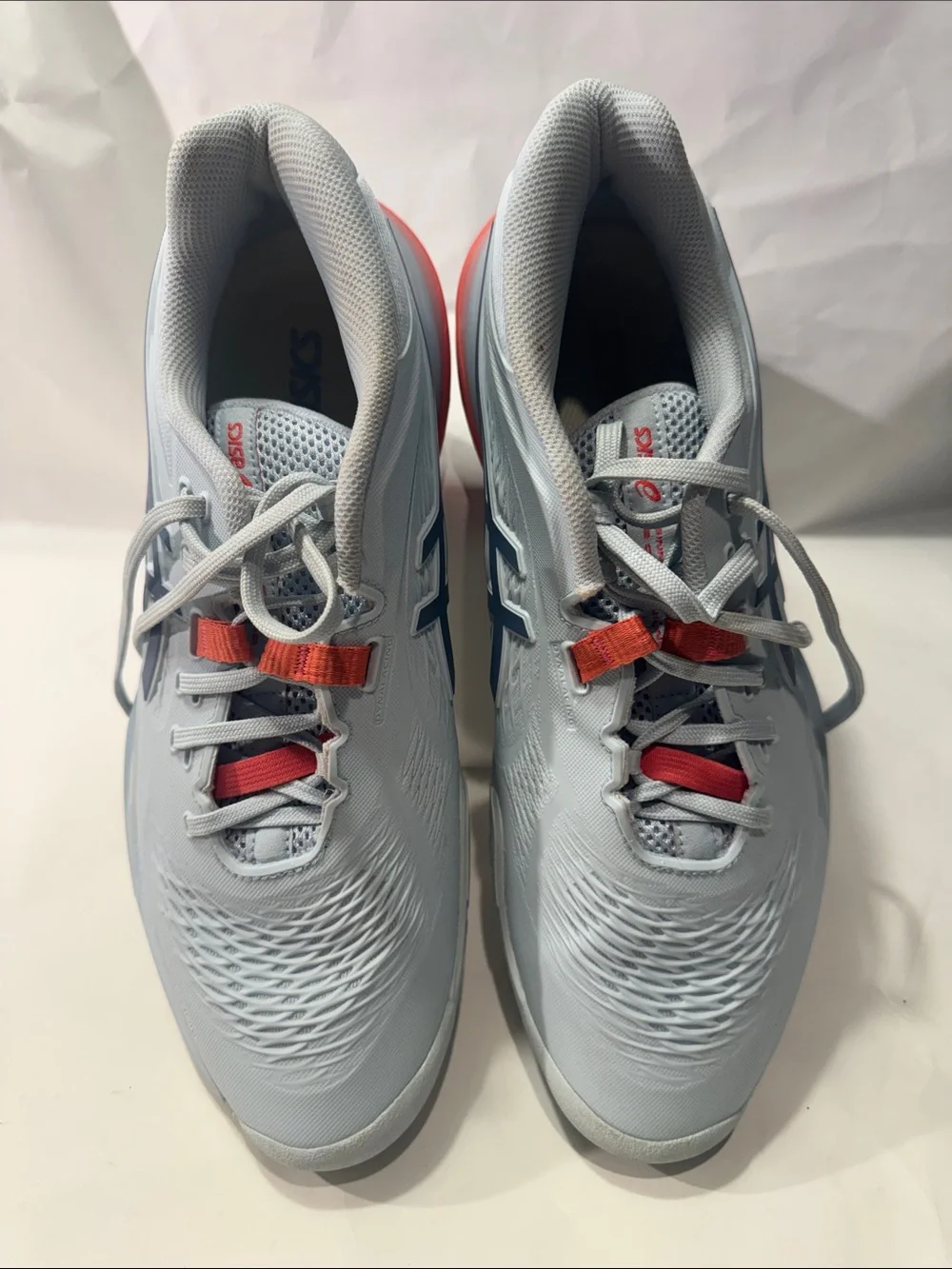 ASICS GEL-Resolution X Women’s 9.5 Tennis Shoes Gray Coral $160